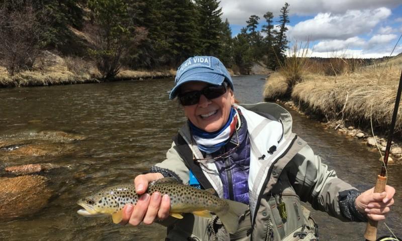 Fly Fishing on South Park, CO private water
