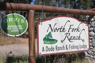 Welcome to the North Fork Ranch sign image
